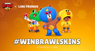 This section contains a collection of brawl stars images on a transparent background. Line Friends Skin Giveaway Brawl Stars