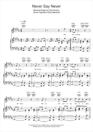 ובשבוע הבא, שוקו מלמד !! Basement Jaxx Never Say Never Sheet Music Pdf Notes Chords Pop Score Piano Vocal Guitar Right Hand Melody Download Printable Sku 119281