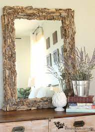 Easy Driftwood Mirror The Wood Grain Cottage Inexpensive Home Decor Home Decor Cheap Home Decor
