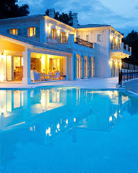 Set Amid A Grand Estate Forested With Hundred Year Old Olive Trees The Villa Ferretti Vacation Rental In Greece Mansions Neoclassical Design Beautiful Hotels