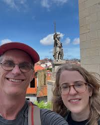 My second oldest Grace and I are making our way through the Camino de  Santiago de Compostela — leisurely walking 150 miles in 14 days. Here's  some proof of life from the