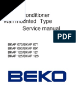 The internal compressor safety device prevents the appliance from starting again until it is last switched off. Beko Air Conditioner Manual Electrical Wiring Machines