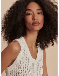 Varley Ferns Open Knit Tank Top