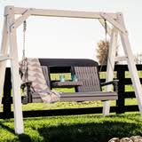 What is an amish porch swing? Solid Built Amish Porch Swings Outdoor Swings