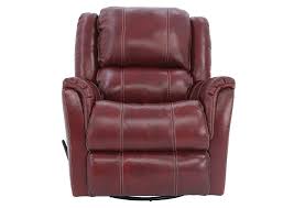 Shop for black leather swivel chair online at target. Bryce Red Leather Swivel Glider Recliner Ivan Smith
