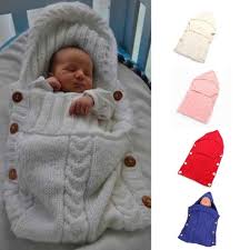 Baby Sleeping Bag Wool Winter Statement Envelope Knit Swaddle Wrap Sleepsack Footmuff For Stroller For Newborn Sleeping Bags Aliexpress