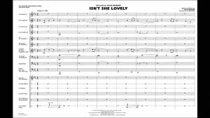 F g c the meaning of her name. Isn T She Lovely By Stevie Wonder Arranged By Jay Bocook Youtube