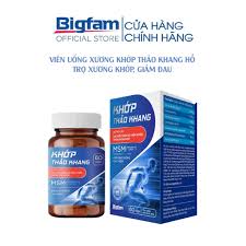 Viên uống Xương Khớp Thảo Khang BigFam bổ khớp giúp giảm đau xương khớp,thoái  hóa khớp 60 viên | Shopee Việt Nam