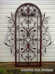 Creative Iron Designs Iron Trellis Wrought Iron Wall Art Wrought Iron Design