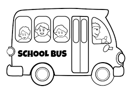 Pin By Adil Nadir On Pryaniki School Bus Clipart Preschool Coloring Pages School Bus