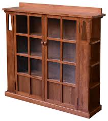 Mission Double Door Bookcase With Side Shelves Michael S Cherry Mc1 Transitional Bookcases By Crafters And Weavers A selection of bookcases for the middle of the room or working as partition for any kind of room. mission double door bookcase with side shelves michael s cherry mc1