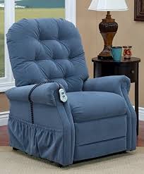 Med Lift 15 Series Petite 2 Way Reclining Lift Chair Williamsburg Blue 125 Pound Lift Recliners Lift Chair Recliners Lift Chairs