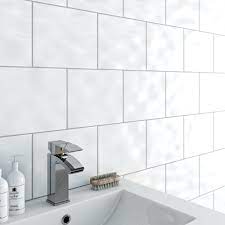 As for the shape and material, plain tile looks simple but tidy and neat creating a perfect space for relaxation. Plain Bumpy Gloss White Wall Tile 200mm X 250mm Victoriaplum Com