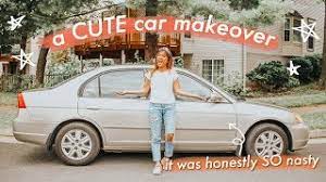Seeking probably the most interesting plans in the internet? Giving My Car A Pinterest Makeover Transformation From Crusty To Cute Youtube