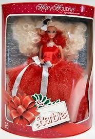 1988 Happy Holidays Barbie 1st Holiday Barbie Happy Holidays Barbie Holiday Barbie Christmas Barbie