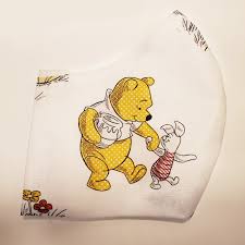 Face Mask Winnie The Pooh All Sizes Available Made In Usa In 2020 Etsy Winnie The Pooh Face Mask