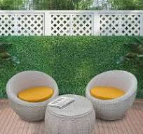 Apple Chair 2+1 Patio Furniture Chair Set for Garden ...