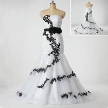 Guest dress black and white wedding dress black lace wedding dresses. China W211 Women S Strapless Black Lace White Organza Mermaid Wedding Gown China White And Black Bridal Dresses And 2019 Wedding Gown Price