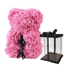 Always and forever flowers bear. Lovable Non Wilting Rose Teddy Bear