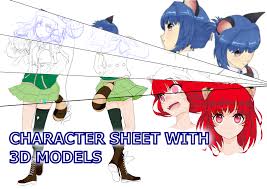 Maybe you would like to learn more about one of these? Make An Anime Character Sheet With A 3d Model By Sorasamaa Clip Studio Tips