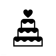 Three Tiered Wedding Cake Graphic Illustration Free Image By Rawpixel Com Manotang Graphic Illustration Cake Icon Wedding Cake Icon