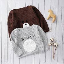 Orgu Kiz Cocuk Kazak Modeli Kinder Pullover Baby Stricken Hakeln Baby