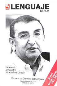 Núm. 29-30 (2002): Número 29-30 Homenaje al maestro Tito Nelson Oviedo
