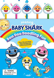 Download this running horse printable to entertain your child. Baby Shark Doo Doo Doodling Fun Pencil Toppers Pinkfong Amazon Com Mx Libros
