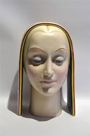 Art Deco Italian Porcelain Bust Circa 1920's, Artist Signed • $800.00