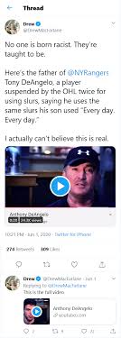 The new york rangers reportedly put tony deangelo on waivers after the defenseman got in an altercation with goalie alexandar georgiev on saturday night, according to rick carpiniello of the. Skaters Revealed Not Far From The Tree Bad Apples And Tony