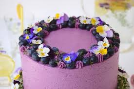 Layer Cake Citron Myrtilles Buttercream Meringue Suisse A La Myrtille Anne Sophie Fashion Cooking