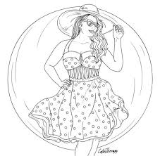 The Sneakpeek For The Next Gift Of The Day Tomorrow Do You Like This One Plus Size Rockabilly Coloring Books Coloring Book Art Mandala Coloring Pages