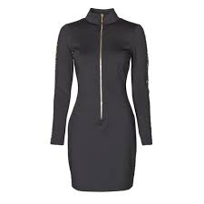 Michael Michael Kors L S Logo Ski Drs Black Fast Delivery Spartoo Europe Material Short Dresses Women 295 00