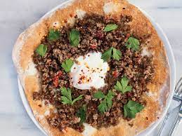 Turkish Ground Lamb Pizzas Recipe Recipe Ground Lamb Recipes Lamb Recipes Ground Lamb