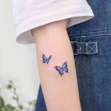 Pin By Officialelerijones On Tatuagem Blue Butterfly Tattoo Tattoos Small Tattoos