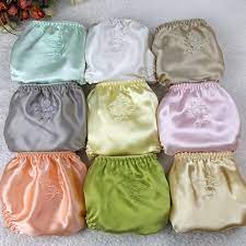 Red satin lips p2 il ya 8 mois 09:30 jizzbunker satin; Culotte En Satin De Soie Pour Femme Sous Vetements Brodes Motif Floral Pack De 3 Pieces Aliexpress