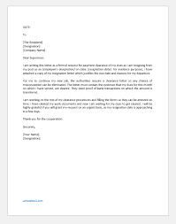 It then becomes the basis of the employment relationship. Payment Clearance Letter Writeletter2 Com