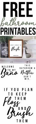 Free Bathroom Printables Farmhouse Printables The Mountain View Cottage Bathroom Printables Free Bathroom Printables Bathroom Art Printables