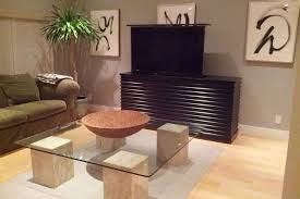 Before you start assembling the carcass, make sure that you will have enough room and a plan to get it to it's final location. Flat Screen Tv Riser Accord Ebony Tv Lift Cabinets