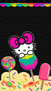 Enjoy millions of the latest android apps, games, music, movies, tv, books, magazines & more. Hello Kitty Candy Wallpaper Iphone Android Theme Colorful Hello Kitty Wallpaper Kitty Wallpaper Wallpaper Iphone Cute