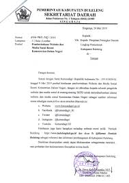 Adanya surat pemberitahuan memiliki tujuan untuk mengumumkan atau menginformasikan kepada pihak tertentu bahwa akan diadakan suatu kegiatan pada waktu yang telah ditentukan. Surat Pemberitahuan Website Dan Media Sosial Resmi Kementrian Dalam Negeri