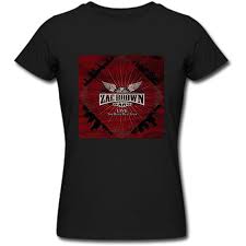 Yrp Popular Women Zac Brown Band Logo 2016 Tee Shirt For Lady Black Zac Brown Band Tee Shirts Brown Band