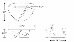 Dimensions For Tri Coffee Table Noguchi Coffee Table Noguchi Table Coffee Table Blueprints