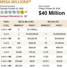 Only number combinations that would have won a prize will be shown. Winning 1 537b Mega Millions Jackpot Ticket Sold In Sc One Ticket Sold In Tampa Wins 1m