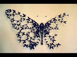 Get it as soon as wed, jun 23. Diy Butterfly Wall Decor Wall Decor Idea How To Cut Paper Butterflies Diyana Youtube