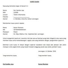 Contoh surat pemberian kuasa kedinasan ini, seperti: Tag Contoh Surat Kuasa Pengambilan Uang Di Bank Word Download Kumpulan Gambar