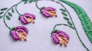 Largest collection of free embroidery designs at annthegran.com. Diy Embroidery Ideas Stitching Flower Design By Hand Handiworks 81 Youtube