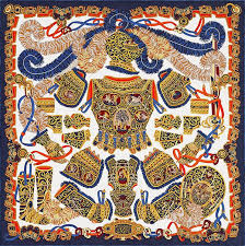 Silk Twill Scarf Sous L Egide De Mars Hermes Silk Yellow Blue Carre Hermes Foulard Hermes Hermes