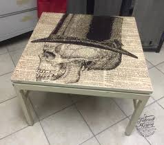 Mid Century Modern Coffee Table Refinished With General Finishes Paint And Dictionary Sku Mid Century Modern Coffee Table Coffee Table Refinish Skull Furniture