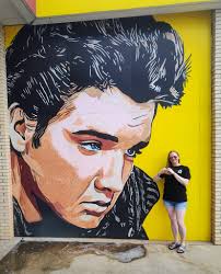 Elvis Mural in Lawton Oklahoma
